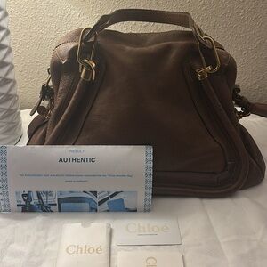 Chloè Brown Leather Bag (Paraty)